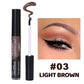 Fit Colors 4-color Tear Eyebrow Dye Multi-functional waterproof non-smironing stereoscopic Eyeliner eyebrow gel not easy to fade