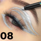 1pc Colourful Eyeliner Pen,High Pigmented Pearly Glitter&Shimmer Metallic Eyeliner Stick, Long Lasting Waterproof White Black
