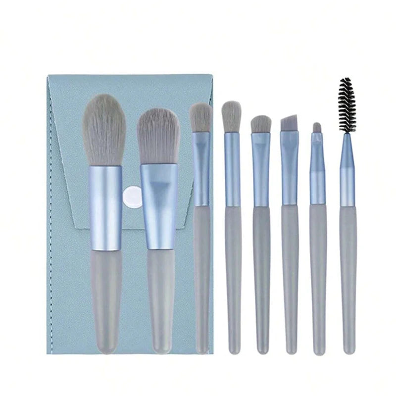 8Pcs Makeup Brush Set Makeup Concealer Brush Blush Loose Powder Brush Eye Shadow Highlighter Foundation Brush Beauty Tools
