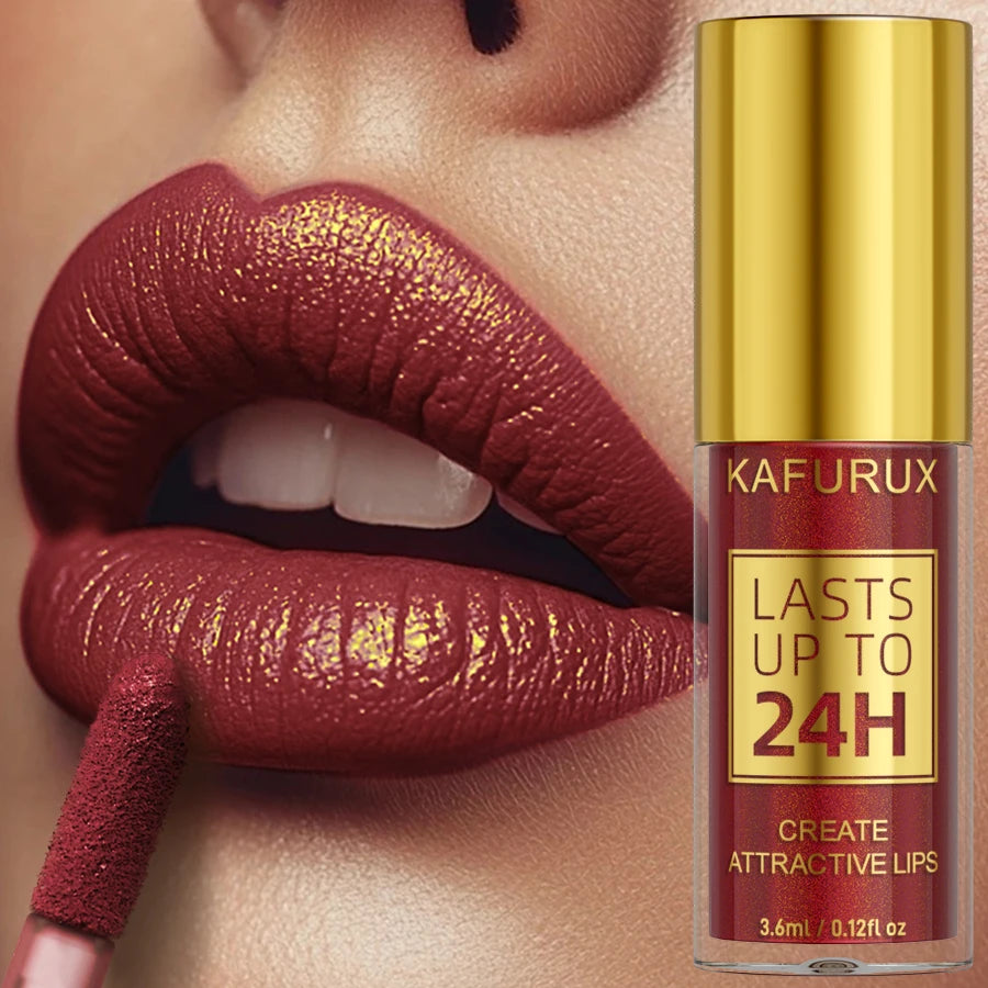 14-Color Glitter Metallic Lip Glaze – Shiny, Long-Lasting, Waterproof Lip Gloss, Liquid Lipstick, Lip Oil, Lip Tint, Gift for Women