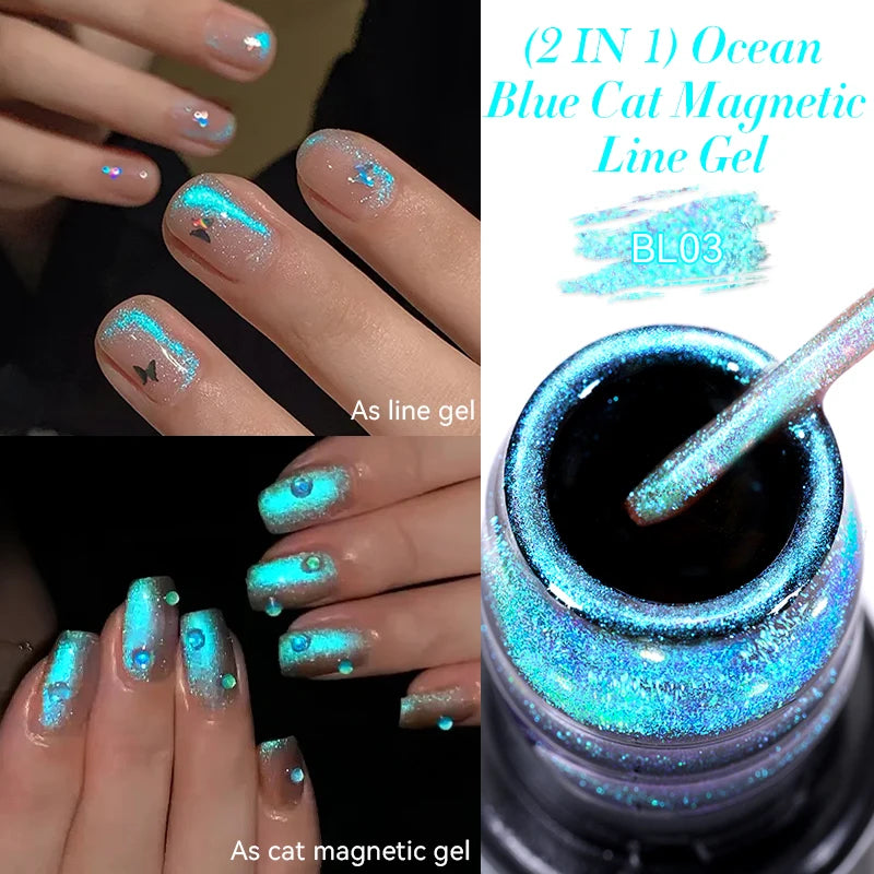 LILYCUTE 5ml White Black Liner Gel Nail Polish Colorful French Painting Stripe Semi Permanent Drawing Nail Art UV Gel Varnish