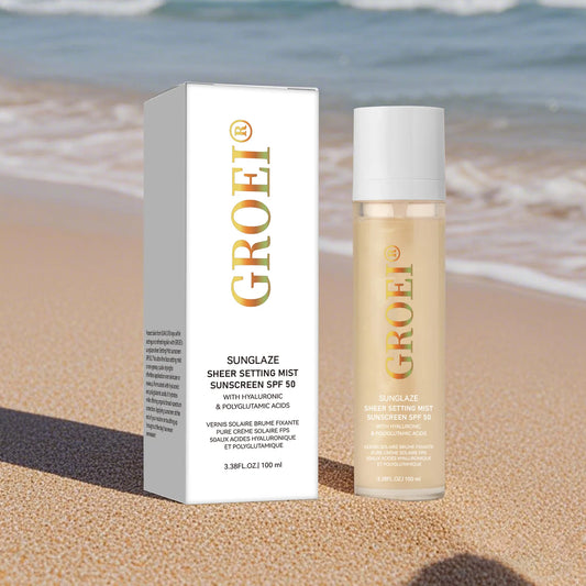 100ml Oil-Free UV Setting Spray - Non-Greasy, Blocks Harmful Rays & Reduces Shine