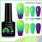 LILYCUTE 7ML Auroras Glitter Thermal Gel Nail Polish Temperature Color Changing Semi Permanent Soak Off Nail Art UV Gel Varnish