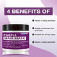80g Color Locking Moisturizing Hair Mask - Deep Moisturizing, Helps Reinforced Frizz and Split Ends - Remove Yellow Blended Brass Color, Helps Hair and Maintains Natural Texture and Glossy