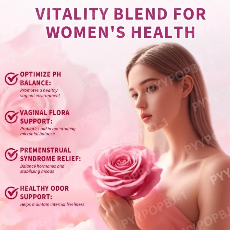 Strawberry Flavor Heart-shaped Pheromone Gummies for Women's Health Feminine Balance Gummies Daily Nutrient Support 60 Gummies