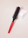 professional anti-static cylindrical bristle curly hair styling round comb nylon teeth roller comb Special for real hair wigs