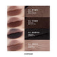 HYNTOOR Gothic Lip Gloss Pure Black Silver Matte Moisture Mirror Finish Low Saturation Long-Lasting Halloween Makeup