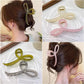 Elegant Jelly Color Bow Hair Claw For Women Girls Sweet Hair Ornament Back Headband Hair Clips Hairpin Fashion Hair Accessories