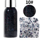 Glitter Eye Shadow Liquid Face Body Sequins Gel Long-Lasting Liquid Face Shimmer Multicolor For Party Music Festival Makeup 30ML