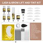 Pro Lash And Brow Tinting Kit For Lash Brow Lift Perm Fixation Setting Curled Lashes Long-lasting Set 4-6 Weeks Lash Curler Perm