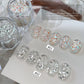 1/2Boxes 3D Sparkling Silver Nail Art Fairy Flakes Iridescent Laser Ultra-thin Dazzling Nail Glitter Sequins  Manicure Decoratio
