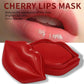 Cherry Lips Mask Sheets For Dark Lips Soft and Smooth Lips Skin Firms Brighten Reduce The Look Of Dark Spots Collagen Lips Mask