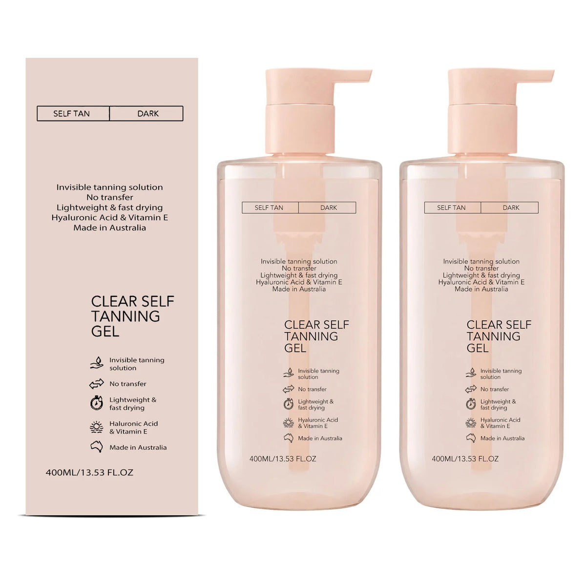 Self Tanning Gel Bronzer Natural Glow Bronze Wheat Skin Hydrating Firming Lightweight Non Sticky Body Face Summer Care