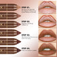 Fine Tip Lip Liner Pen – Soft Mist Matte Lip Crayon, Brown & Red Lipstick Pencil, Lip Contouring, Outline Tint Cosmetic