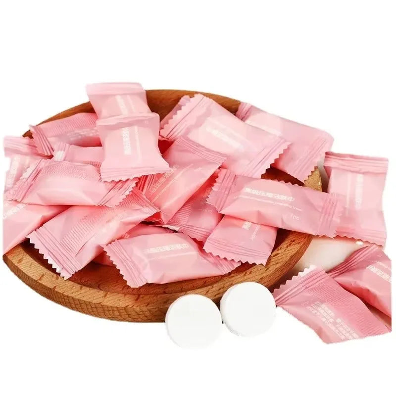 50pcs Disposable Face Towel Non-woven Compressed Magic Disposable Towel Tablet Cloth Wipes Tissue Mask Makeup Cleaning