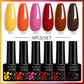 LILYCUTE 6PCs/Set Gel Nail Polish Set Kit Glitter Nail Gel Sequin Vernis Semi Permanent For Manicure Varnish UV LED Nail Art Gel