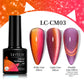 LILYCUTE 7ML Auroras Glitter Thermal Gel Nail Polish Temperature Color Changing Semi Permanent Soak Off Nail Art UV Gel Varnish