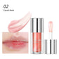 QIBEST Crystal Jelly Moisturizing Lip Oil Plumping Lip Gloss Makeup Sexy Plump Lip Glow Oil Tinted Lip Plumper Lip Care 6 Colors