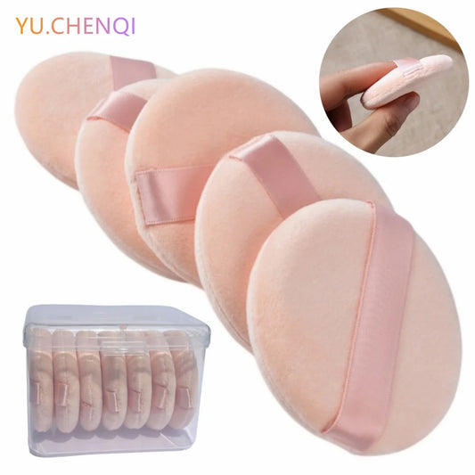 7Pcs Boxed Makeup Sponge Powder Puff Blender Soft Cushion Skin Color Cosmetic Sponge Professional Beauty Makeup Foundation Tools
