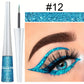 Long-Lasting Liquid Eyeliner Pen - Shimmer in Silvery, Green & Blue | Waterproof, Smudge-Proof Makeup