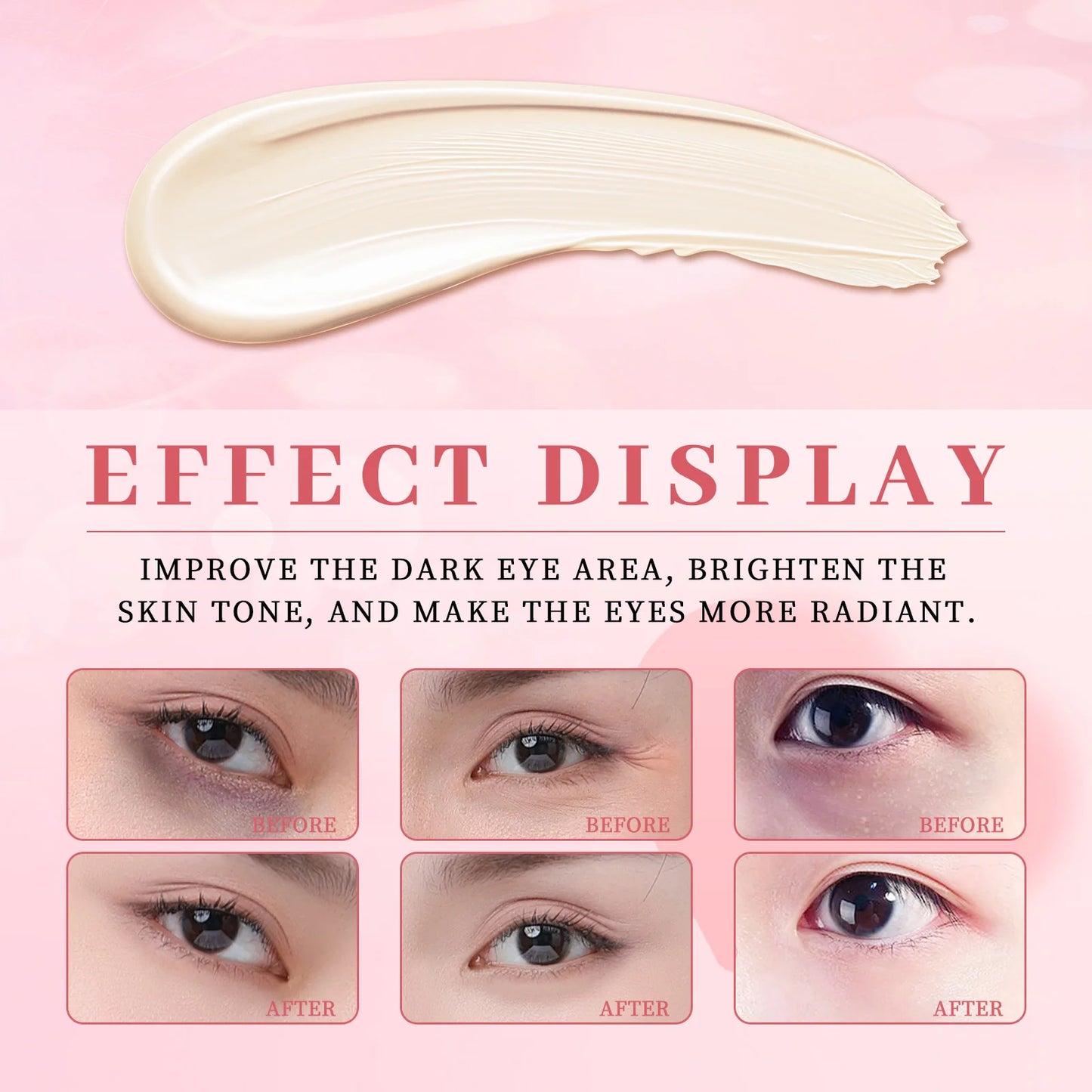 Electric Massage Polypeptide Firming Eye Cream Lifting Fine Line Relieve Fatigue Dark Circles Beauty Moisturizing Skin Care