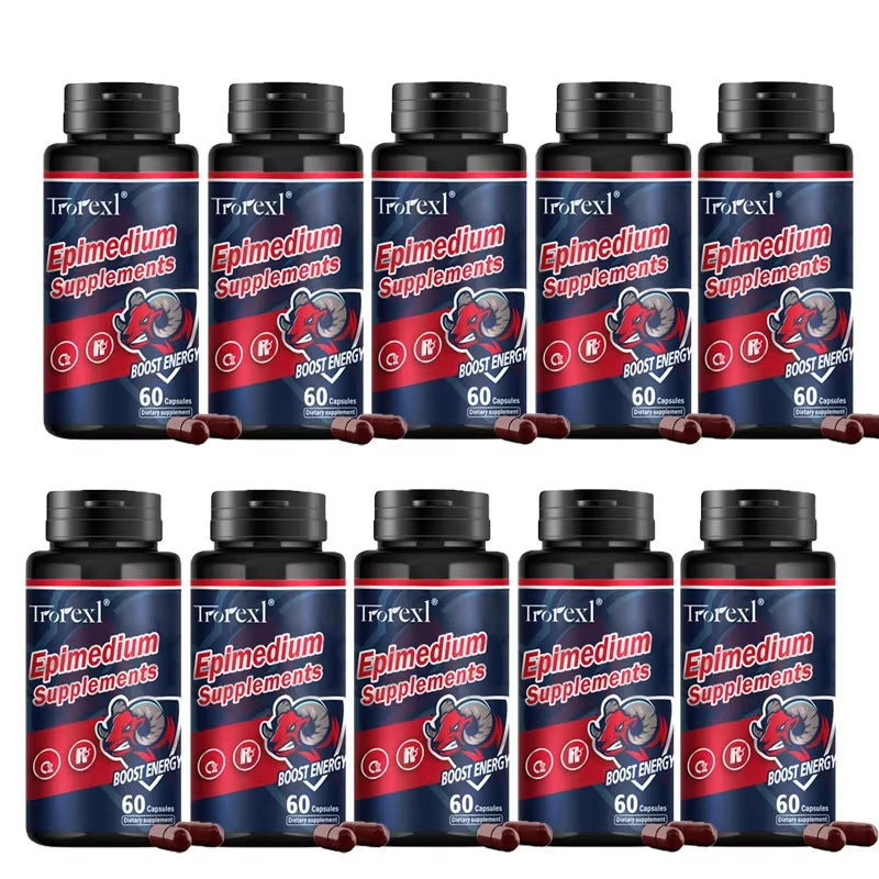 Herb Epimedium Capsules, Male Enhancing Supplement,Test Booster for Men Performance - Drive, Strength, Stamina Growth