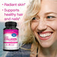 Collagen + Vitamin C plus Biotin, Anti-Aging Support, Antioxidant, Brightener, Skin, Hair & Nails Supplement, 120 Capsules