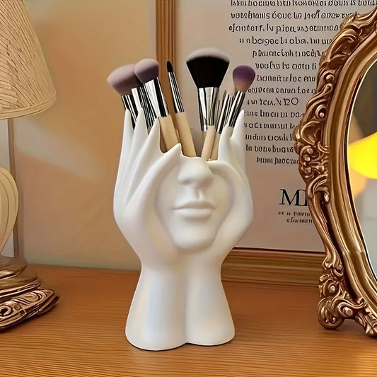 1PCS Creative Human Body Art Styling Organizer Multifunctional Makeup Brush Pen Holder Vinyl Figure Storage Desktop Office Decor