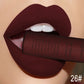 QIBEST Matte Liquid Lipstick Waterproof Lasting Velvet Lip Gloss Tint Tube Nude Pigment Red Black Purple Orange Lipsticks Makeup