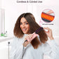 Cordless Hair Straightener Brush 10,000mAh Portable 300M Negative Ions for Frizz-Free Shine Fast Heating, Gift for Women