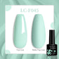 LILYCUTE 7ML Eggshell Gel Nail Polish White Black Material Semi Permanent Autumn Varnish With Any Color Gel Soak Off UV Manicure