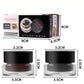 2 bottles of two-color eyeliner gel, durable color rendering, waterproof, non smudging, eyeliner cream with two brushes