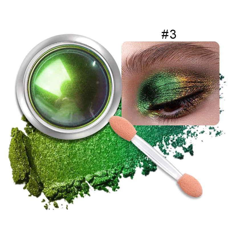 High-Pigmented MultiChrome Eyeshadow Powder MultiChrome Shifting Pigments Duochrome Chameleon Eyeshadow Infinite Chrome Powder