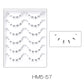 10Pairs Bottom Eyelashes Manga Lower Lashes Clear Band Wispy Small Flame Under Eye Lashes Korean Makeup Cosplay Tools