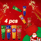 4 pcs Christmas Hand Cream Set Moisturizing Cream for Dry and Cracked Skin Non-Oily Travel Size Hand Cream Valentine's Day Gift
