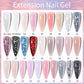 LILYCUTE 15ML Quick Extension Gel Nail Polish Nude Milk White Color Finger Prolong Acrylic Crystal Construction Hard Gel Varnish