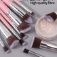 High Grade Pink makeup brush quality synthetic foundation brush Makeup sponge Makeup puff professional makeup tool set
