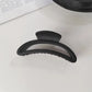 Women Elegant Black Geometric Plastic Hair Claw Lady Sweet Long Hair Holder Toothed Hair Clips Hairpins Fashion Hair Accessories