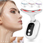Facial Massager EMS Facial Microcurrent Neck Face Lifting Massager Red Light Therapy Anti-aging Massager Skin Tightening Device