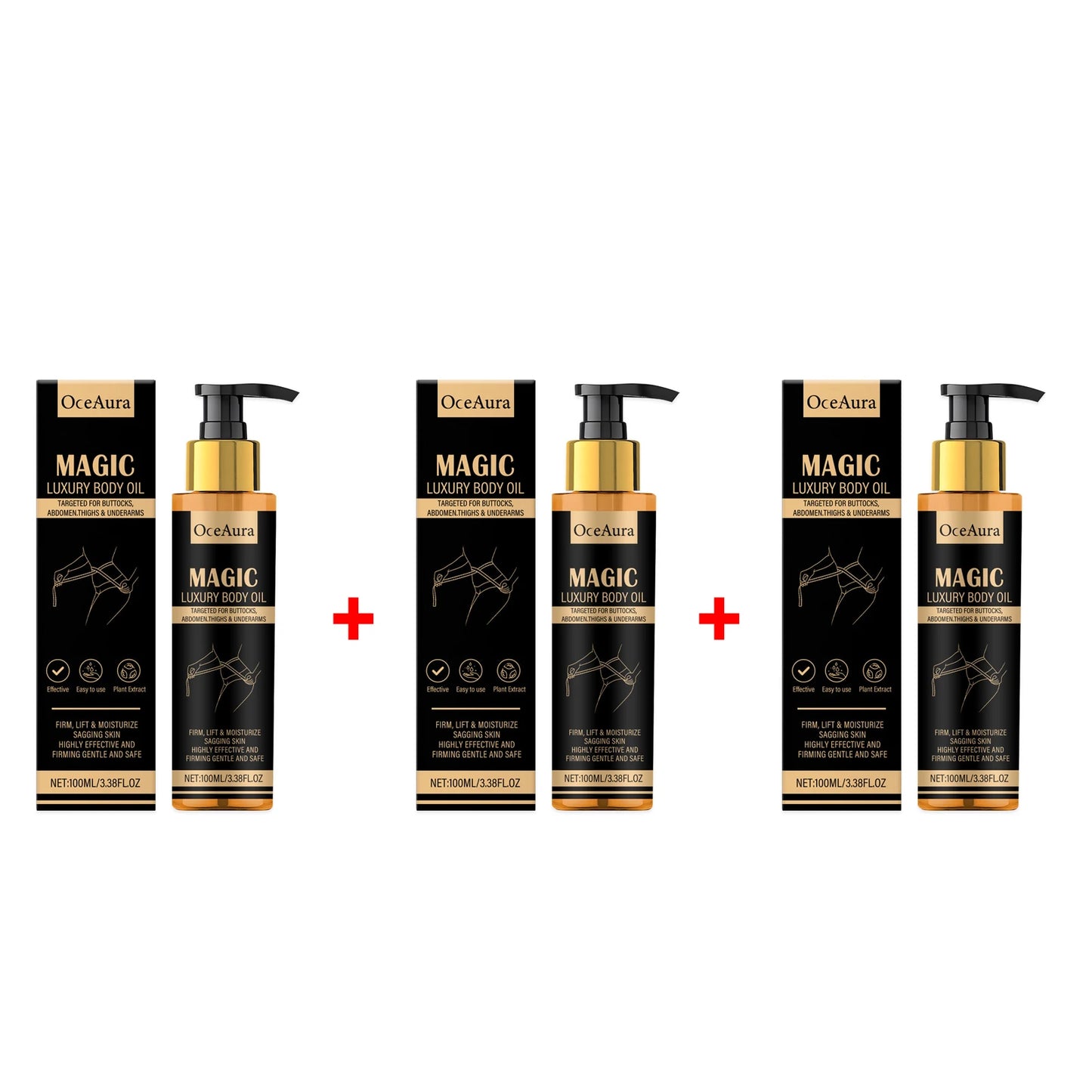 Magic Luxury Body Oil Firming Lift Skin Remove Fine Lines Anti Dryness Improve Sagging Smooth Moisturizing Massage Essential Oil