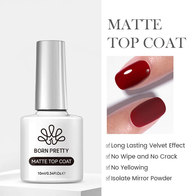 BORN PRETTY 6 in 1 Nail Glue Gel Extra Strong Adhesive for Press on Nails Clear Acrylic Tips Extension Gel Strengthener Gel