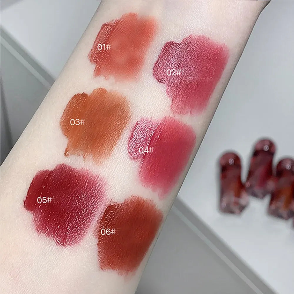 Artistic Soft Mist Mousse Lip Glaze – Velvet Matte Lipstick, Long-Lasting, Non-Sticky Cosmetic Lip Makeup