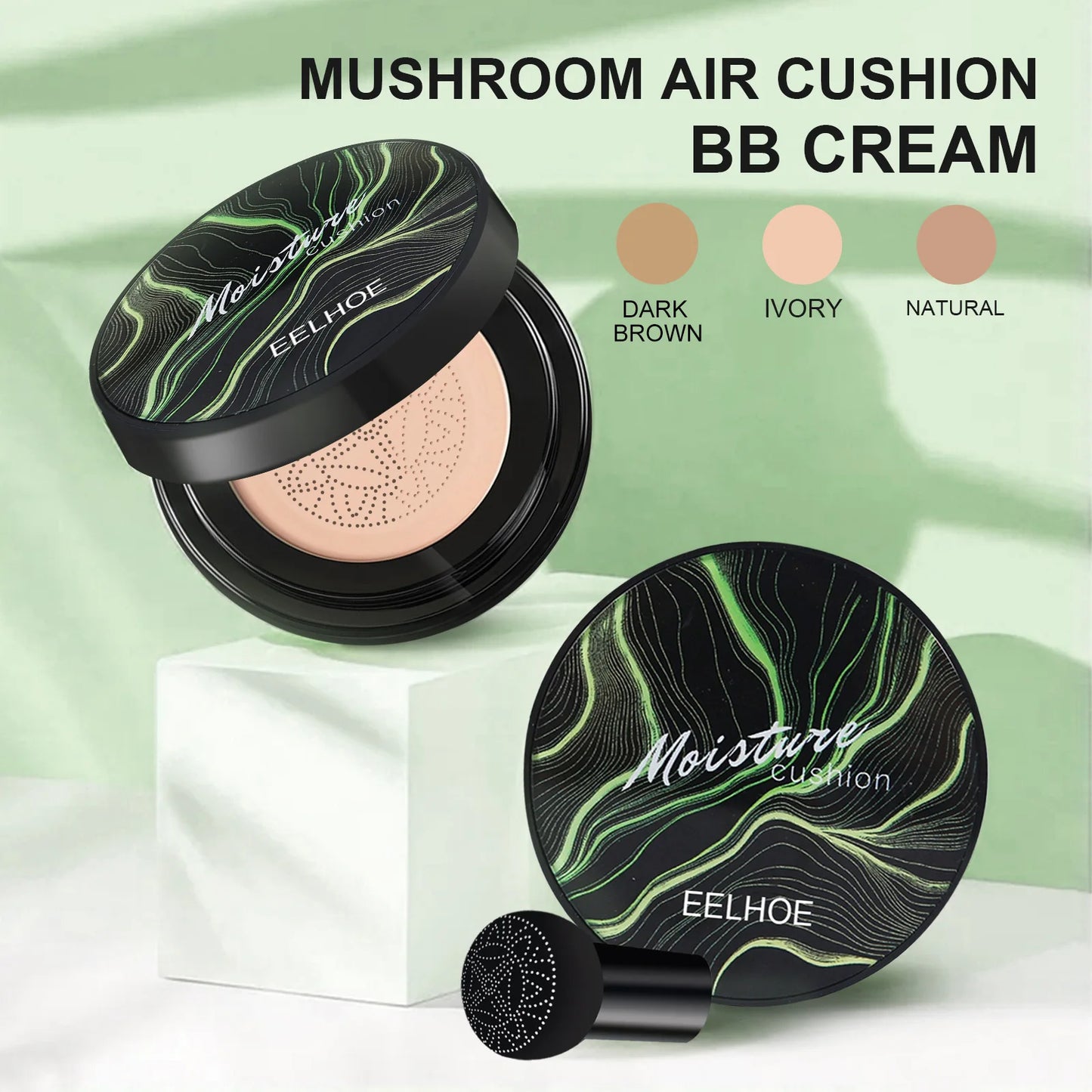 EELHOE Mushroom Head Magic Air Cushion CC Cream Foundation Waterproof 1/2/3pcs Foundation Base Cream Women Korean Makeup Product