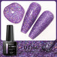 MEET ACROSS 7ml 140 Colors Glitter Gel Nail Polish Fluorescent Laser Semi Permanent Soak Off Nail Art UV Gel Varnish Manicure