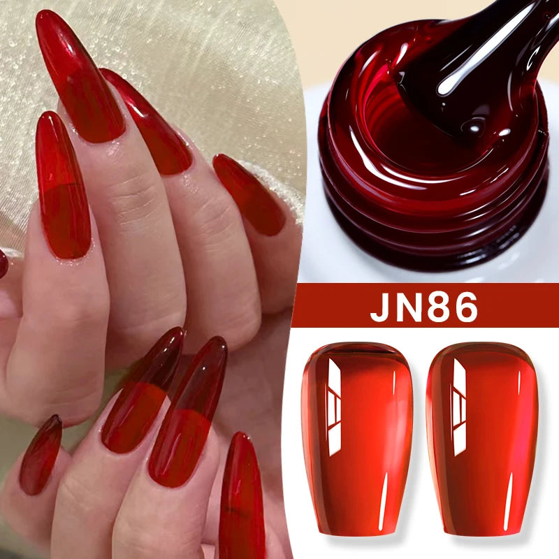 BORN PRETTY 10ml Flow Light White Cat Magnetic Gel Nail Polish Ultra Shine Soak Off UV Gel Mirror Glass Bead Gel Nail Art