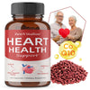 Heart Health Support Supplement - CoQ10, Omega 3, Red Yeast Rice, Vitamin B3, Promotes Healthy Cholesterol Levels - Non-GMO