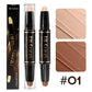 Highlighting&Bronzer Stick Face Brightening Shaping Concealer Pencil 3D Long Lasting Corrector Nose Shadow Contouring Cosmetics