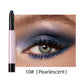 QIBEST 12 Colors Eyeshadow Sticker Cosmetics Shadows Pencil Eyeliner Highlighter Shimmer Pigment Professional Female Makeup