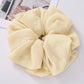 Big Size Chiffon Scrunchies For Muslim Women Custom Elastic Volumizing Oversized Neat stitching Malaysian Bunch Hair Tie
