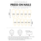 24pcs Nude Color False Nails For Halloween Blood Stained Jade Bone Long Pointed Press On Nails Acrylic Material Party Fake Nail